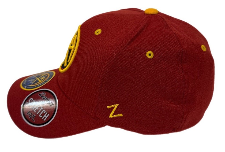 Zephyr Men's Stretch Fit Baseball Cap – Arkansas Razorbacks Official Licensed Hat | Embroidered Team Logo, Comfortable & Durable - View #4