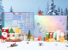 Spa Gifts for Women Bath Gift Set, 24 Pc Vanilla Coconut Luxury Bath Sets, Re...