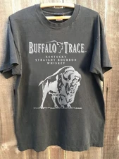New! BUFFALO TRACE-Distillery in Frankfort-Bourbon Charcoal Cotton T-shirt