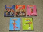 Lot 5 Turbo Jam Beach Body DVDs Chalene Johnson 3T Cardio Party Fat Blaster
