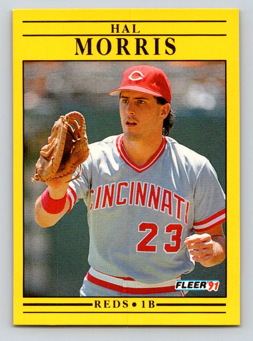 1991 Fleer #72 Hal Morris Cincinnati Reds