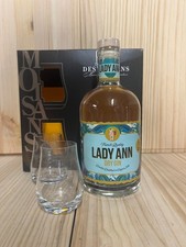 1 coffret : 2 verres + 1 bouteille de Dry Gin Lady Ann France 70cL 40°