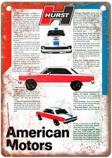 1969 Amc Hurst Sc Rambler Promo Sheet Vintage Ad Retro Look Metal Sign A12536 1969 Amc Hurst Sc Rambler Promo Sheet Vintage Ad Retro Look Metal Sign A12536