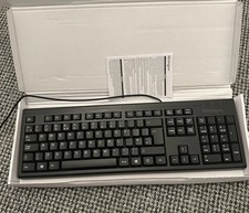 Kensington Wired USB Keyboard UK Layout for PC Laptop Desktop Black