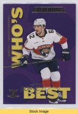 2023-24 Upper Deck Credentials Who's Best? Defensemen Brandon Montour READ 0px0