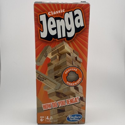 Hasbro Gaming Jenga Classic Game with Genuine Hardwood Blocks 2019 New