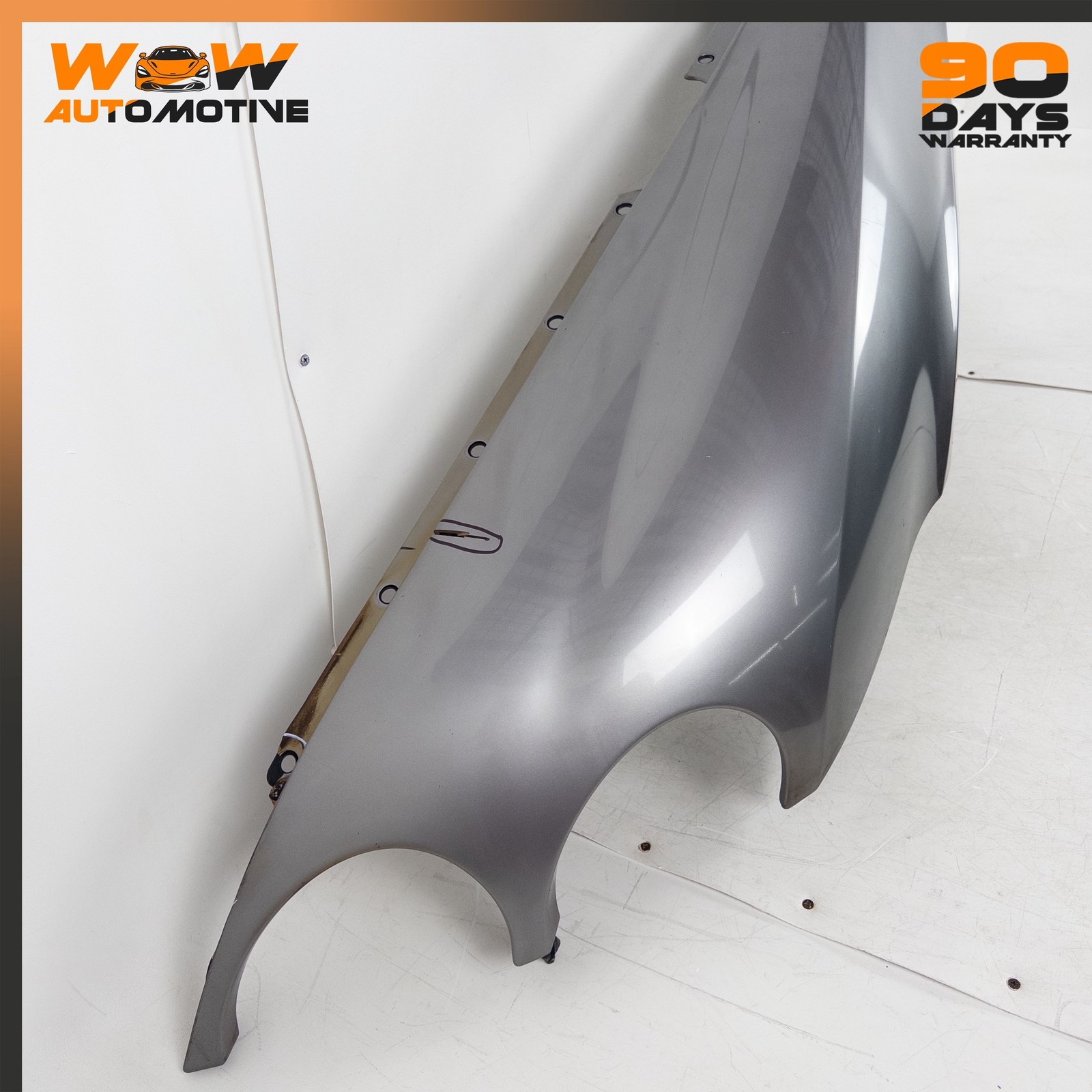 04-10 BENTLEY CONTINENTAL GT FRONT LEFT DRIVER SIDE FENDER ASSEMBLY SILVER OEM 