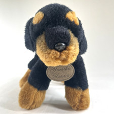 Yomiko Classics ROTTWEILER Russ Berrie Dog Pup Puppy Plushie 8"x11" w/ Tag