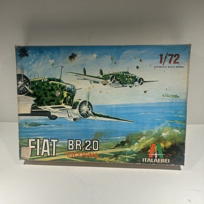 VTG Italaerei Fiat Br 20 Cicogna 1/72 Scale Model Kit No. 103 NOS Open Box