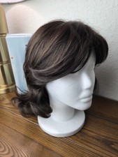 Raquel Welch Sheer Indulgence Mono Top Wig Dark Brown Long Waves