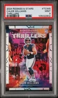 2024 PANINI ROOKIES & STARS THRILLERS CALEB WILLIAMS PSA 9 ROOKIE #TCWS BEARS