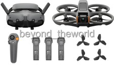 DJI Avata 2 Fly More Combo Camera Drone 3 Bastteries  RC Motio 3  Goggles 3