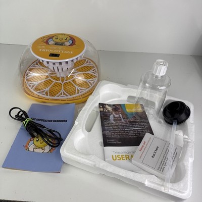 TRIOCOTTAGE M12 Incubators for Hatching Eggs 12 Egg with Automatic Egg Turning