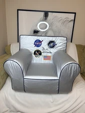 Pottery Barn Kids Size Anywhere Medium Size Chair Astronaut Mission Patch