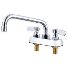 Utility Laundry Sink Faucet 10" Swivel Spout,Laundry Faucets 4 Inch Centerest...