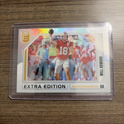 Will Howard 2025 Donruss Elite #14 Extra Edition  /799 RC Steelers