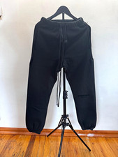 Fear of God Essentials Black Logo Jogger Sweatpants Cotton Blend Unisex
