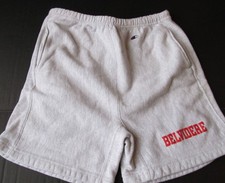 Vintage Champion Reverse Weave Sweat Shorts Belvedere University Large
