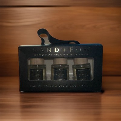   EXPLORATORY PERFUME OIL ROLLERBALL SET - GOURMAND COLLECTION ~ SAND + FOG