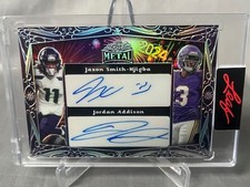 2023 Leaf Metal - Dual Auto JAXON SMITH-NJIGBA JORDAN ADDISON True 1/1! #DA-13