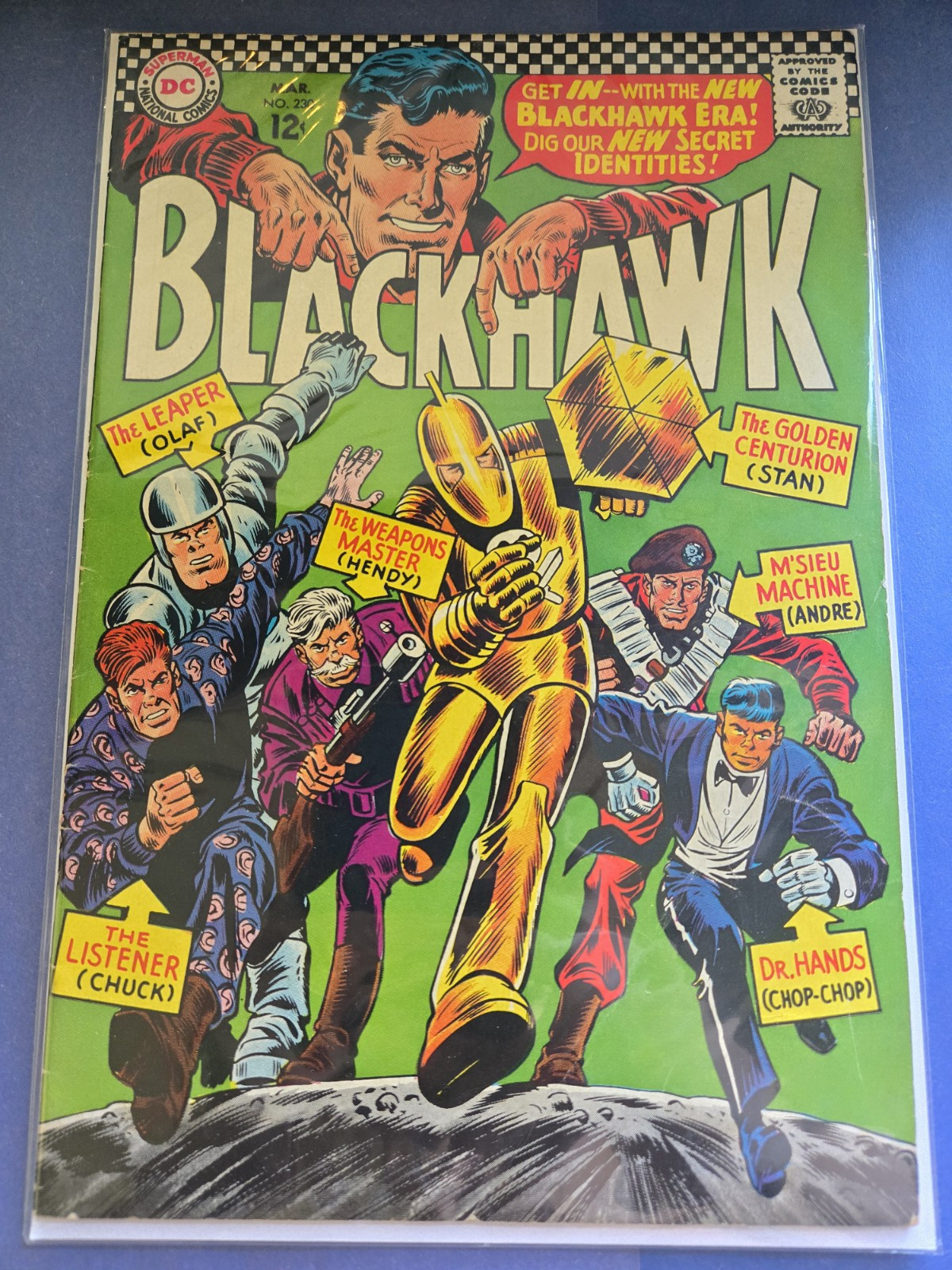 DC COMICS - BLACKHAWK - VOLUME 1 - # 230 - MAR 1967 - SILVER AGE