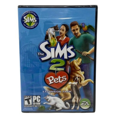 The Sims 2 Pets Expansion Pack PC CD-ROM Game EA New Sealed 2006