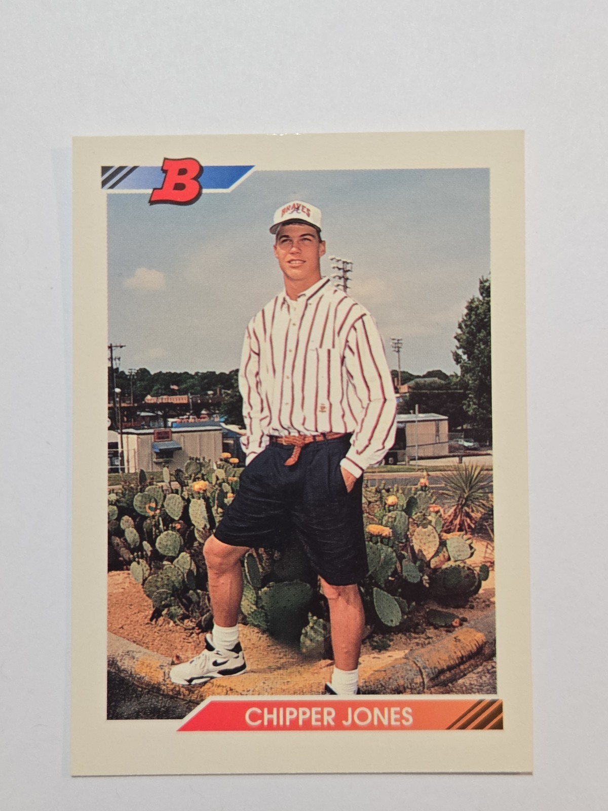 1992 Bowman - Chipper Jones #28 Braves HOF All Star 🔥 Rookie RC