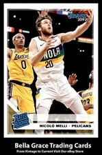 2019-20 Panini Chronicles Donruss Nicolo Melli #197 New Orleans Pelicans Rookie 