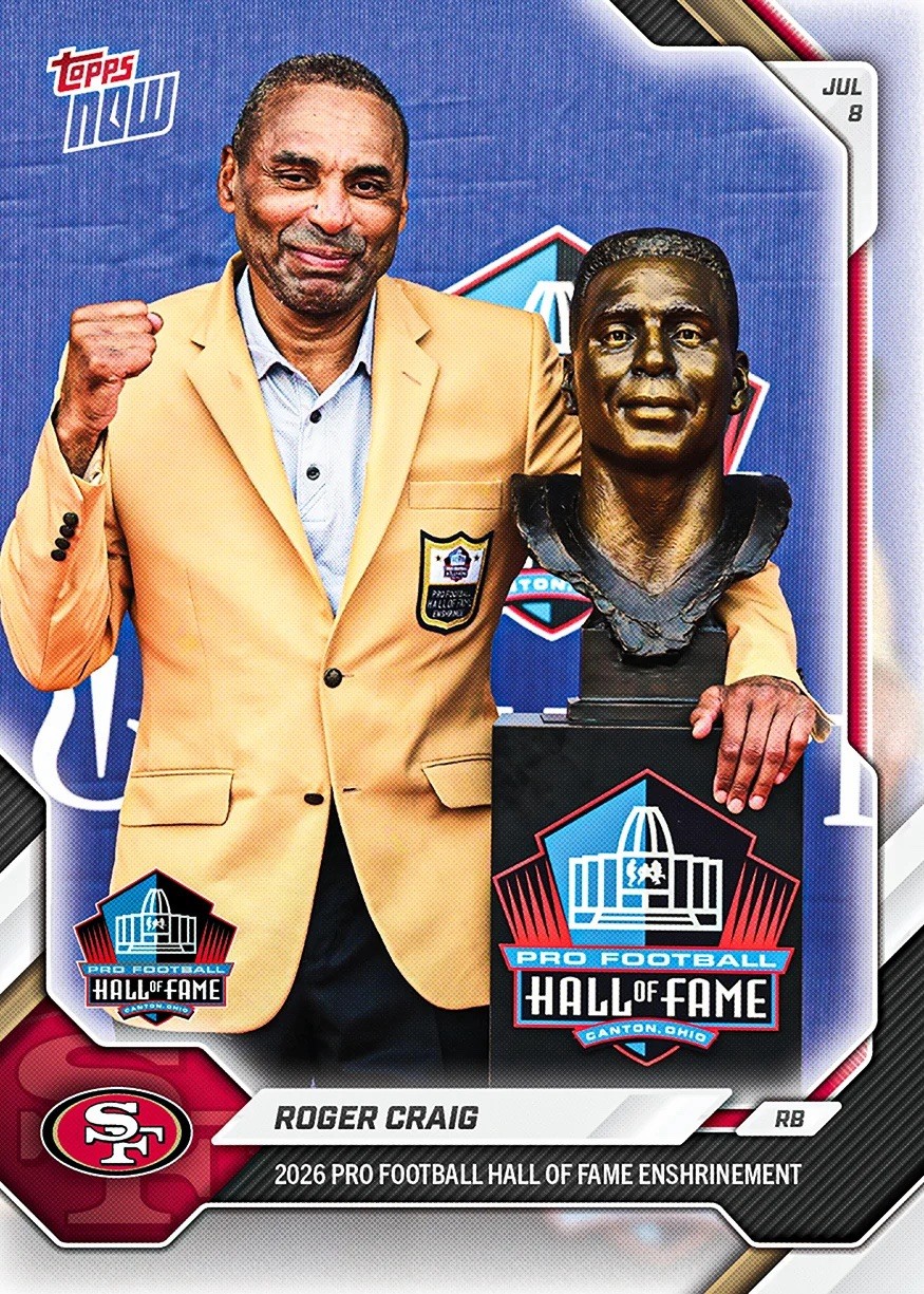 *PRE SALE* Roger Craig - 2026 NFL Topps NOW® - Card OS02