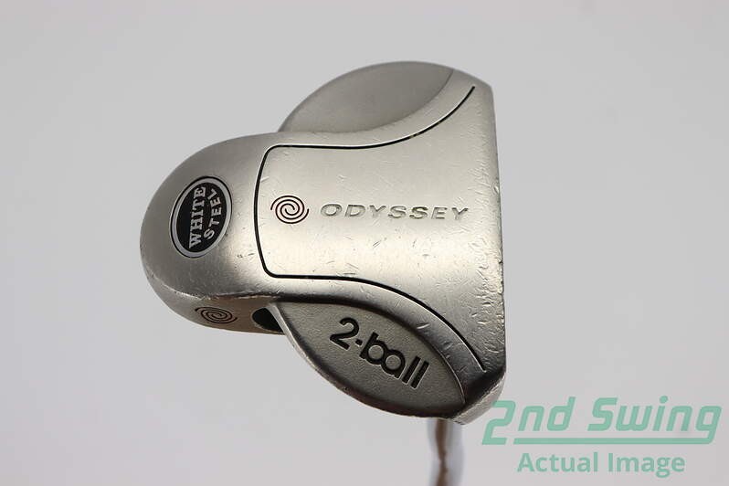 Odyssey White Steel 2-Ball Putter Right-Handed 33 Inch Steel Shaft