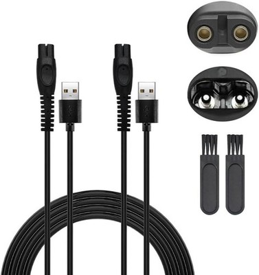 5 V USB-Ladekabel für Philips Norelco One Blade QP1924 QP2734 QP2724 QP2824 2x