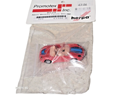 Coche deportivo convertible HERPA PROMOTX #63986 (ROJO) - escala 1:87 HO | Zustand: New