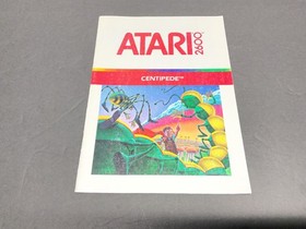 Atari 2600 Centipede Game and Manual  Tested