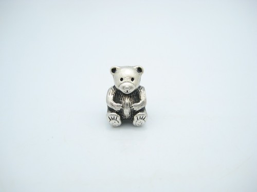 Pandora Sterling Silver Teddy Bear Stuffed Animal 925 ALE Charm