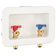 Washing Machine Outlet Box 1/2 Inch Push-to-Connect 2 Inch Central Drain 1PC