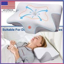 Cervical Pillow for Neck Pain Relief,Orthopedic Neck Support Pillow for Side NEW