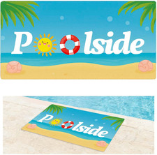 1PC Pool Mat Non Slip Poolside Seating Mat for Edge of Pool, 24 X 47 Inch Outdoo