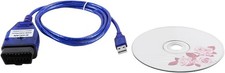 K+Dcan USB OBD2 Cable with Switch for E Series Diagnostic Tool Blue