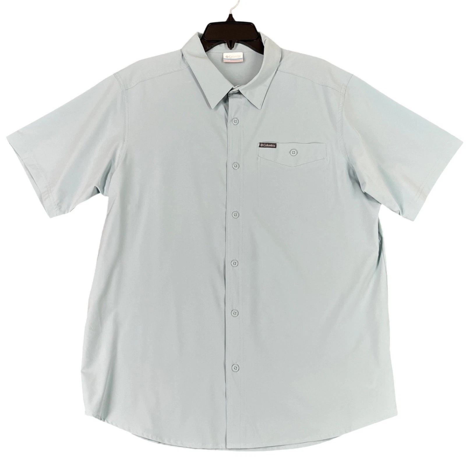 Columbia Silver Ridge Utility Shirts Short Sleeve Hiking L Mens