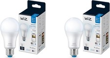 WiZ 60W A19 Dimmable Daylight 5000K LED Smart Bulb - Pack of 2 - 800 Lumen ...