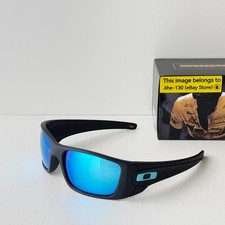 Oakley Fuel Cell OO9096 Polarized Sunglasses Matte Black Lake Blue Lens