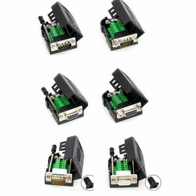 Db-9 Verbinder D-SUB PVC Teile Platine Seriell Stecker 9-polig Adapter