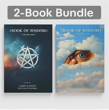 Book of Wisdom Volumes 1 & 2 by Harry B. Joseph (Paperback 2-Book Spiritual Set)