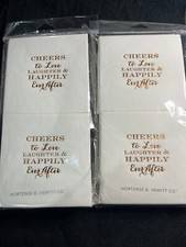 Hortense B. Hewitt 41057 Cheers  Love Beverage Napkin - 100 Count 