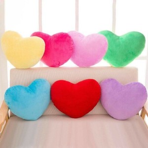 heart shaped throw pillow