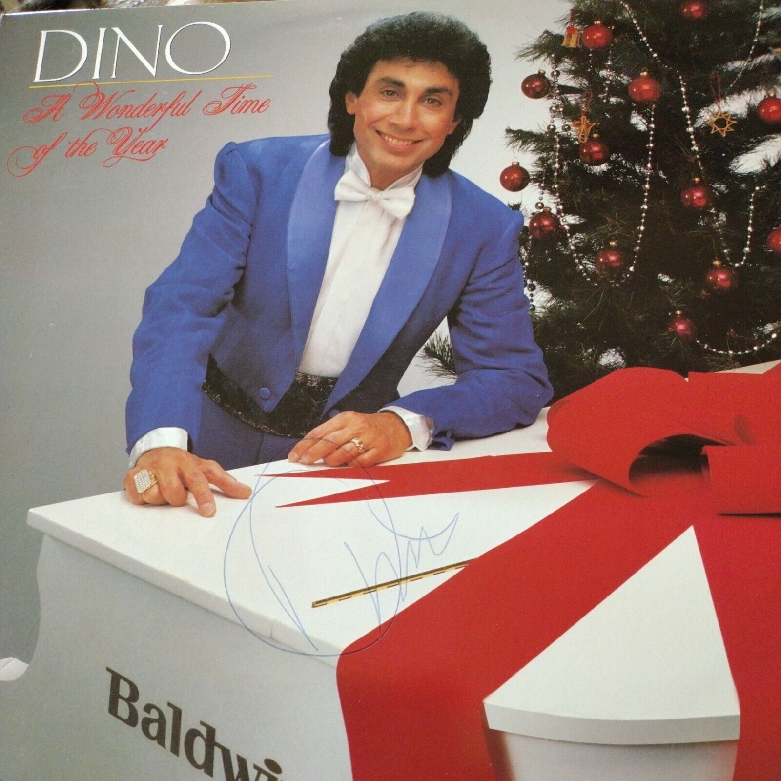 Dino ‎–signed  A Wonderful Time Of The Year, vinyl LP, Benson Records ‎– R02427