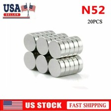 20 PCS 6mm x 3mm Magnet Super Strong Round Rare Earth Neodymium N52 Magnets