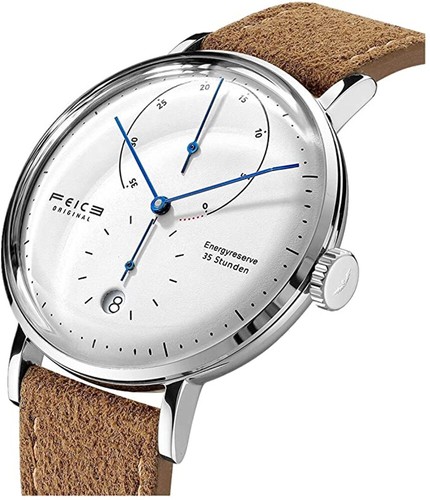 Reloj de vestir informal analógico espejo abovedado Bauhaus automático mecánico para hombre - Imagen 2 de 15