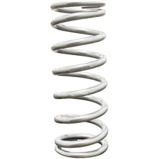 QA1 9HT500 Spring, Cr-Si High Travel 2-1/2" Id 9" X 500 Lbs/In. Silver Pwdr Coat