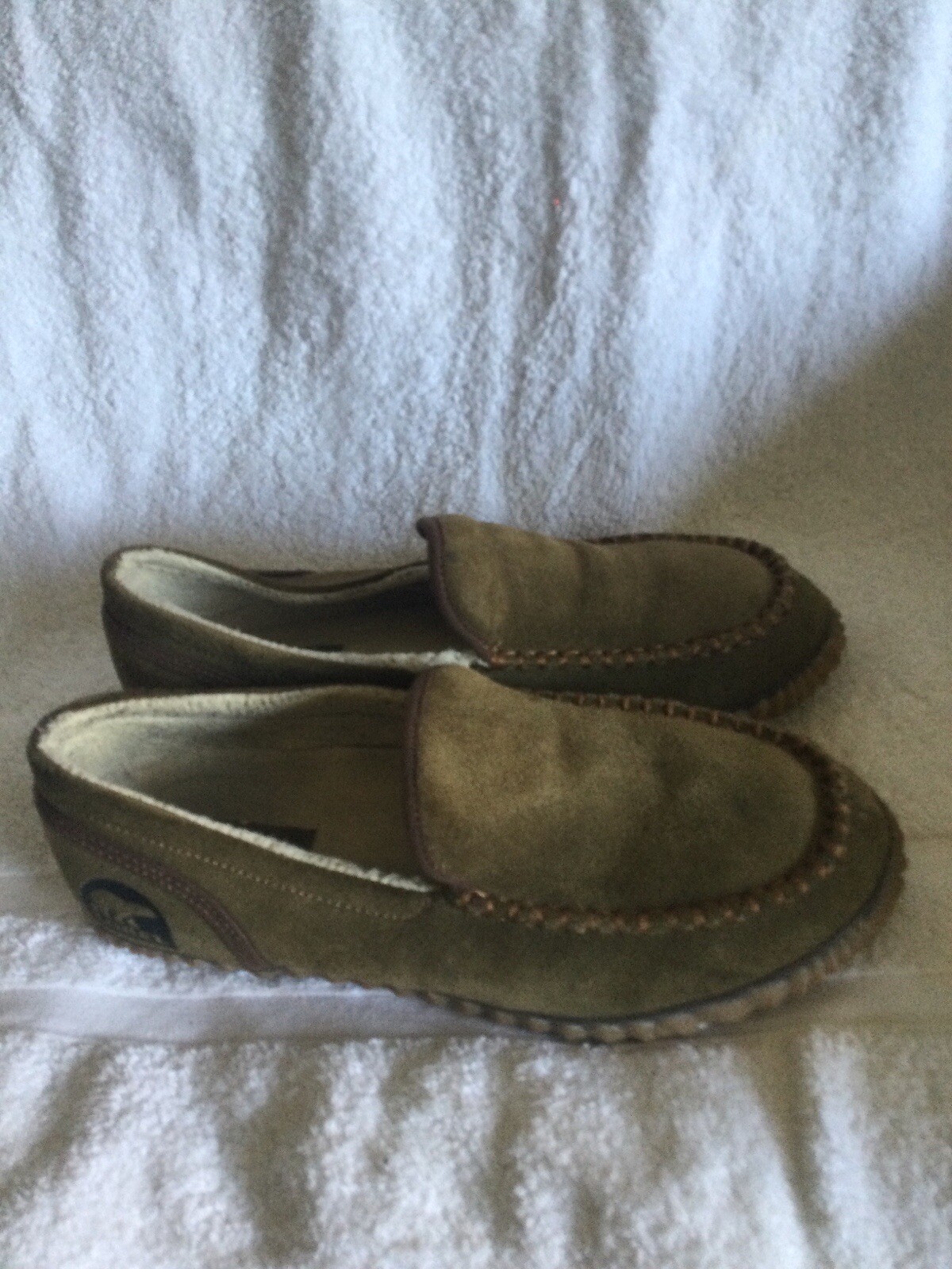 SAOLA Sorel pantofole da uomo in pelle scamosciata marrone suola gomma taglia 8 5 US 7 5UK 41 5EUR